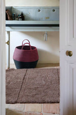 LORENA CANALS - Tapis En Laine Steppe - Mouton Marron 80 X 140 cm