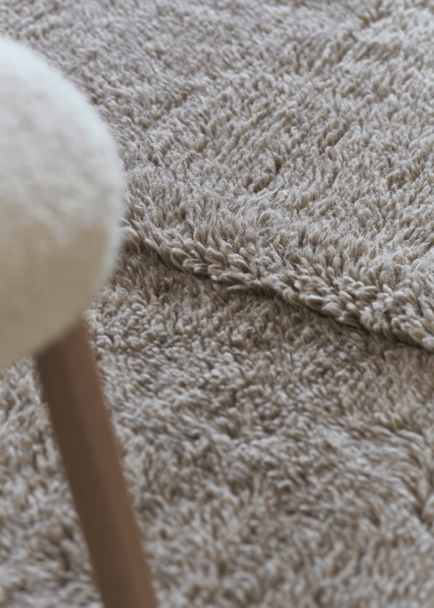 LORENA CANALS - Tapis En Laine Tundra - Blended Sheep Grey 80 X 140 cm