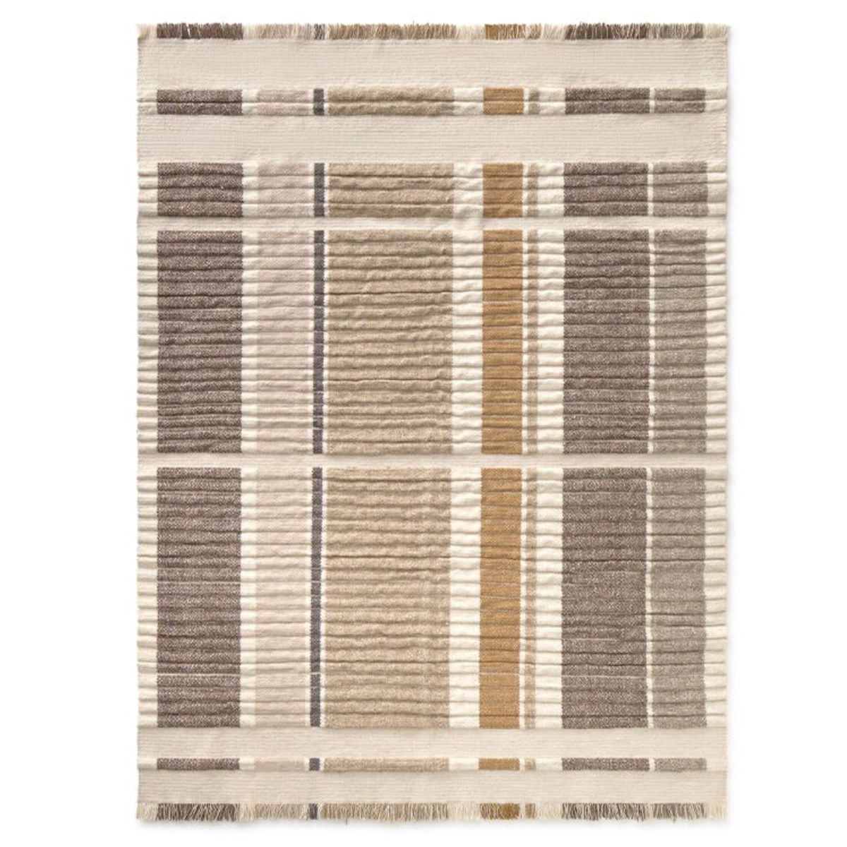 LORENA CANALS - Tapis Handloom Columns Natural 140 X 200 Cm