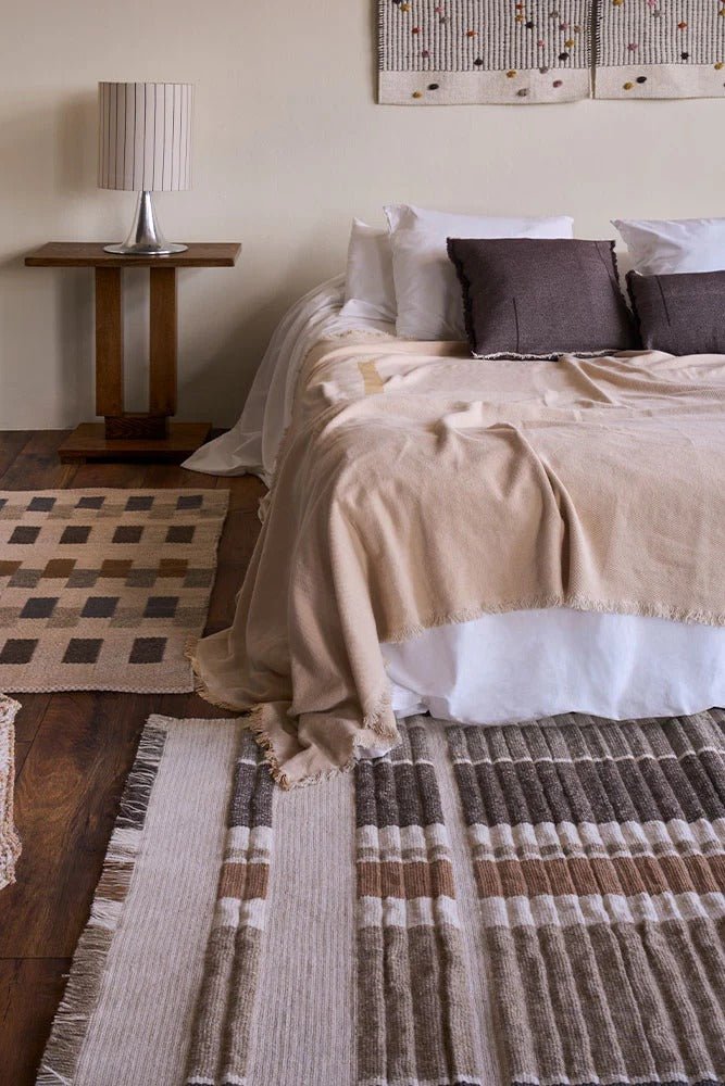 LORENA CANALS - Tapis Handloom Columns Natural 300 X 400 Cm