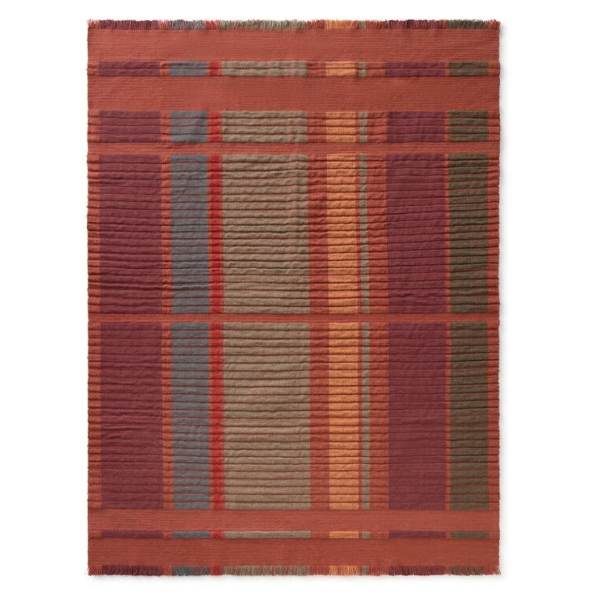 LORENA CANALS - Tapis Handloom Columns Sienna 140 X 200 Cm