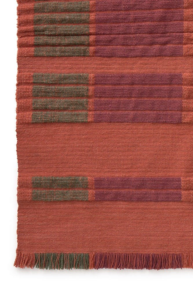 LORENA CANALS - Tapis Handloom Columns Sienna 250 X 350 Cm