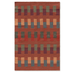 LORENA CANALS - Tapis Handloom Intersecting Sienna 86 X 130 Cm