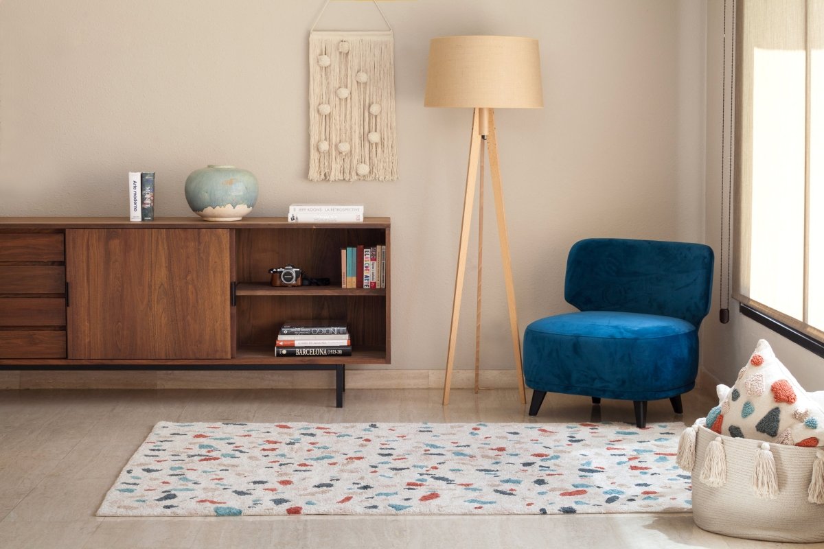 LORENA CANALS - Tapis Imprimé Marbré Lavable 140 X 200 cm