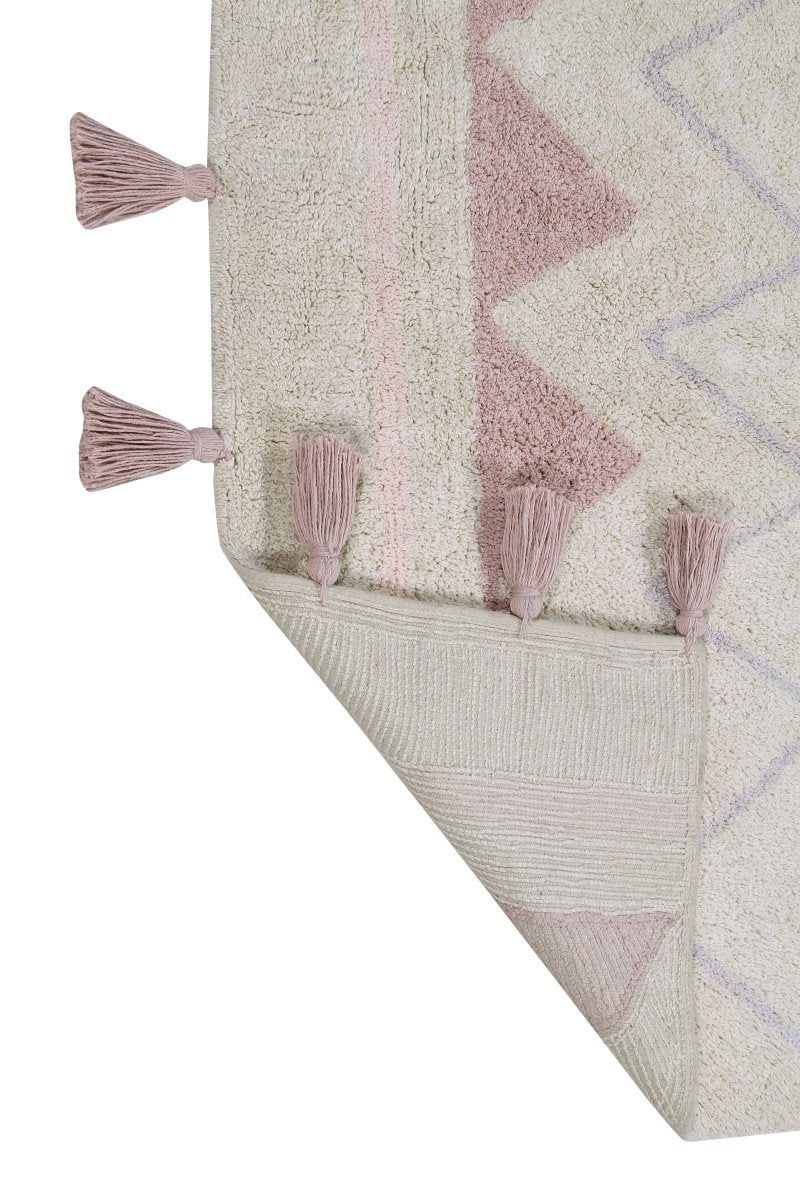 LORENA CANALS - Tapis Lavable Azteca Naturel - Vintage Nude Petit 120 X 160 cm
