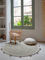 LORENA CANALS - Tapis Lavable Bubbly Olive 120 x 120 Cm