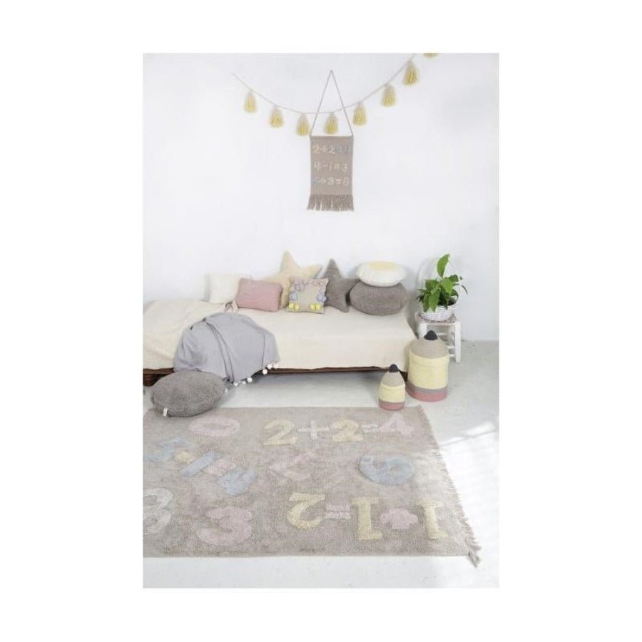 LORENA CANALS - Tapis Lavable Chiffres Bébé 120 X 160 Cm