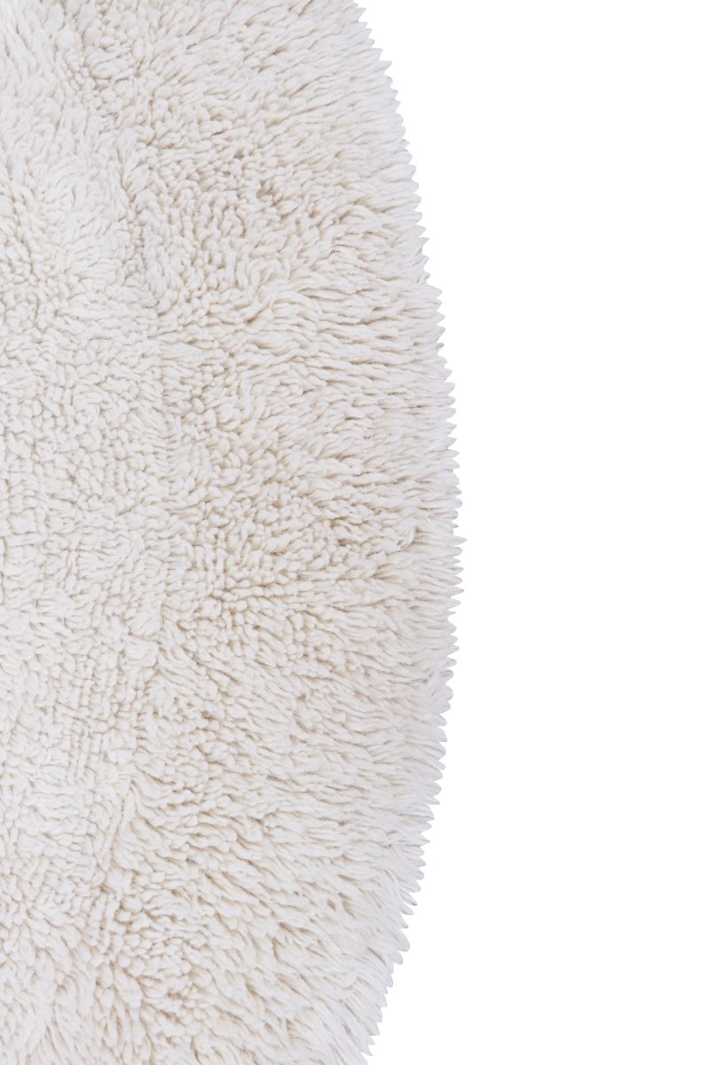 LORENA CANALS - Tapis Lavable En Laine Arctic Circle - Mouton Blanc 250 X 250 Cm
