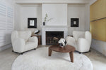 LORENA CANALS - Tapis Lavable En Laine Arctic Circle - Mouton Blanc 250 X 250 Cm