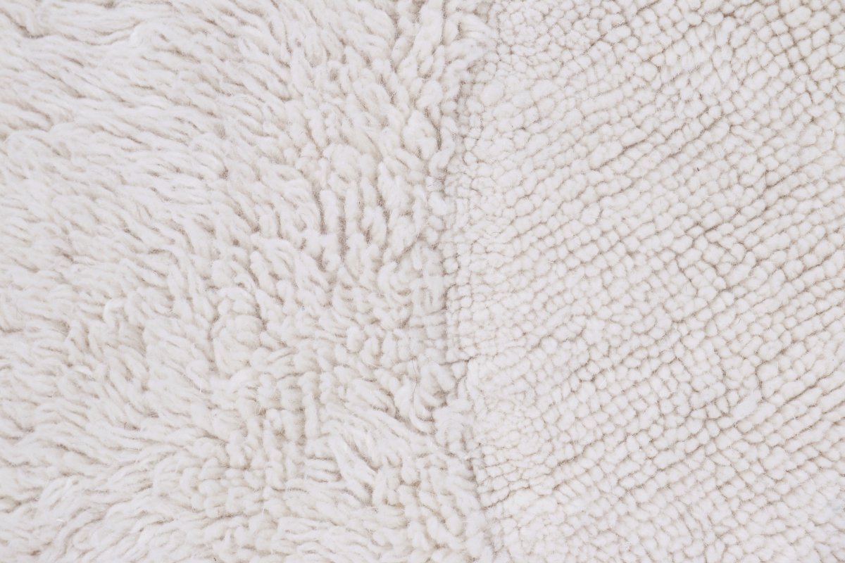 LORENA CANALS - Tapis Lavable En Laine Arctic Circle - Mouton Blanc 250 X 250 Cm