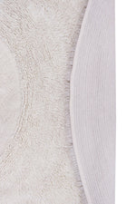 LORENA CANALS - Tapis Lavable En Laine Arctic Circle - Mouton Blanc 250 X 250 Cm