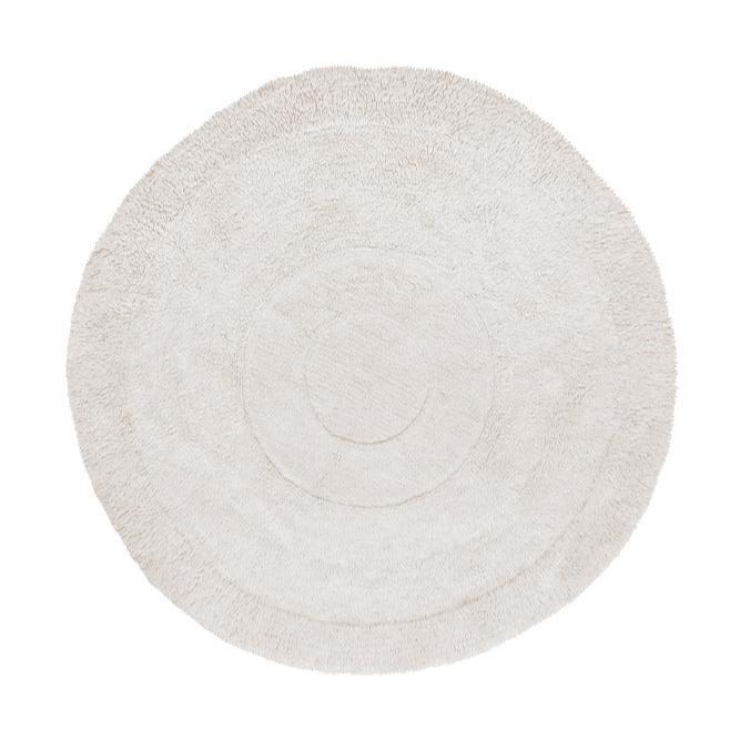 LORENA CANALS - Tapis Lavable En Laine Arctic Circle - Mouton Blanc 250 X 250 Cm
