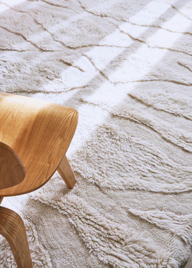 LORENA CANALS - Tapis Lavable En Laine Enkang Ivory - 170 X 240 cm