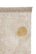 LORENA CANALS - Tapis Lavable Hippy Pois Naturel - Miel 120 X 160 Cm