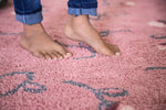 LORENA CANALS - Tapis Lavable Jardin Anglais Frêne Rose 140 x 210 Cm