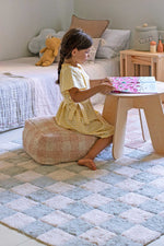 LORENA CANALS - Tapis Lavable "Kitchen Tiles" Bleu Sauge 90 x 130 cm