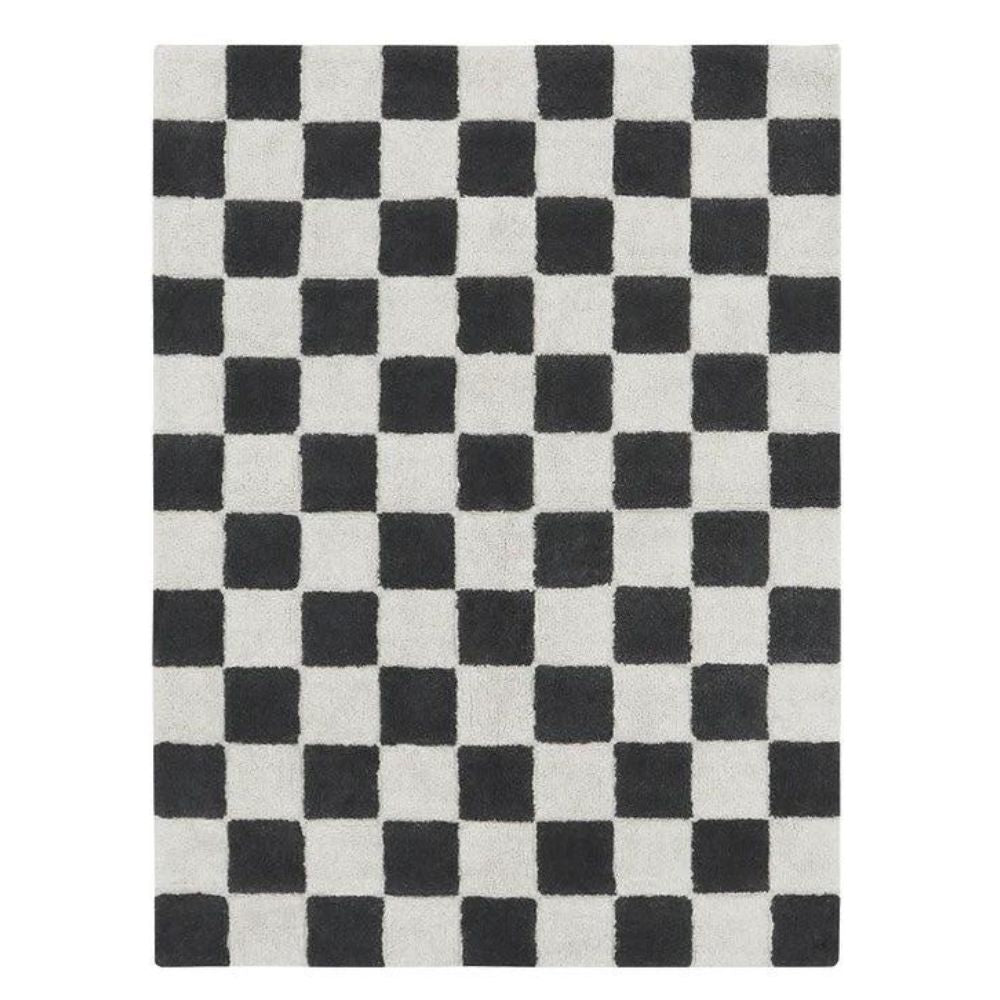 LORENA CANALS - Tapis Lavable "Kitchen Tiles" Gris Foncé 170 x 240 cm