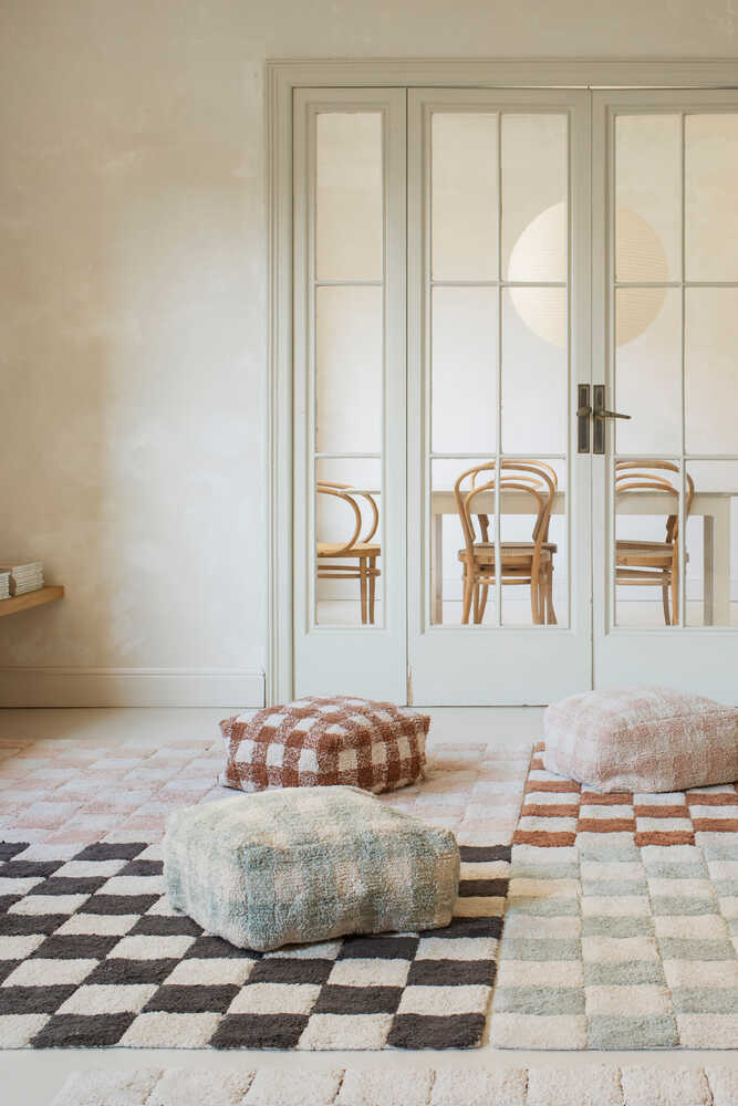 LORENA CANALS - Tapis Lavable "Kitchen Tiles" Rose 90 x 130 cm