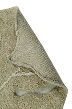 LORENA CANALS - Tapis Lavable Mini Monstera Olive 75 X 100 Cm