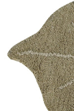LORENA CANALS - Tapis Lavable Mini Monstera Olive 75 X 100 Cm