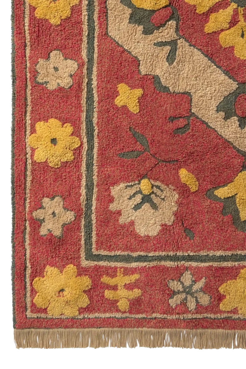 LORENA CANALS-Tapis Lavable Rouge Persan 140 x 200 Cm
