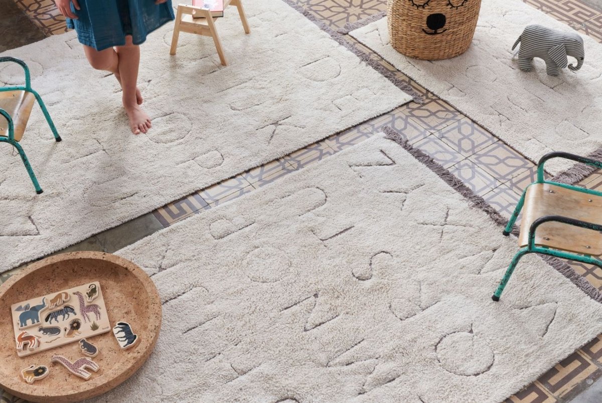 LORENA CANALS - Tapis Lavable Rugcycled Abc 90 X 130 Cm