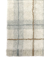 LORENA CANALS - Tapis Lavable Tartan - Bleu Sauge 90 X 120 Cm