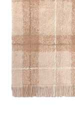 LORENA CANALS - Tapis Lavable Tartan - Rose 90 X 120 Cm