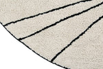 LORENA CANALS - Tapis Lavable Trace Beige 160 x 160 Cm
