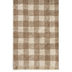 LORENA CANALS - Tapis Lavable Vichy Marron 150 x 180 Cm