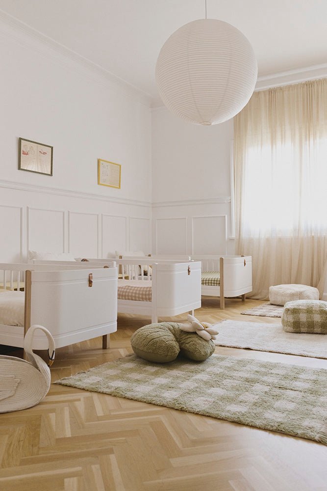 LORENA CANALS - Tapis Lavable Vichy Matcha 90 x 120 Cm