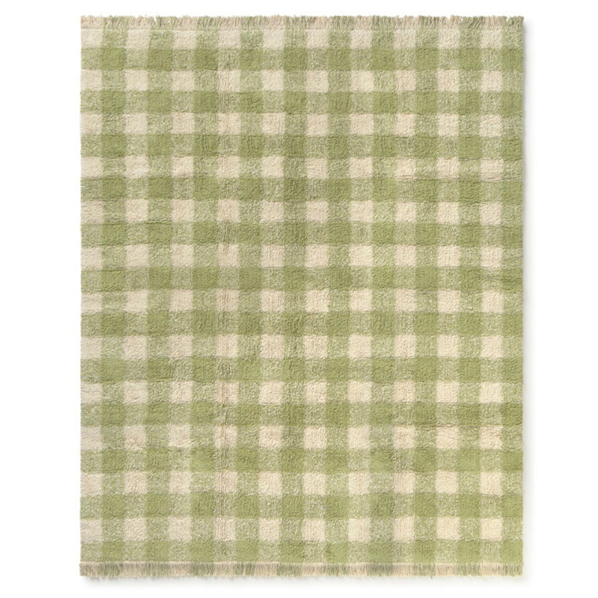 LORENA CANALS - Tapis Lavable Vichy Matcha 90 x 120 Cm