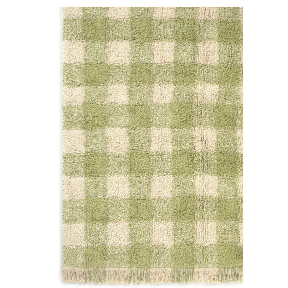 LORENA CANALS - Tapis Lavable Vichy Matcha 90 x 120 Cm