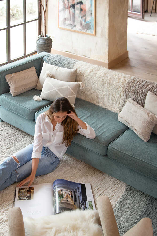 LORENA CANALS - Tapis Woolable Into The Blue 140 x 200 cm