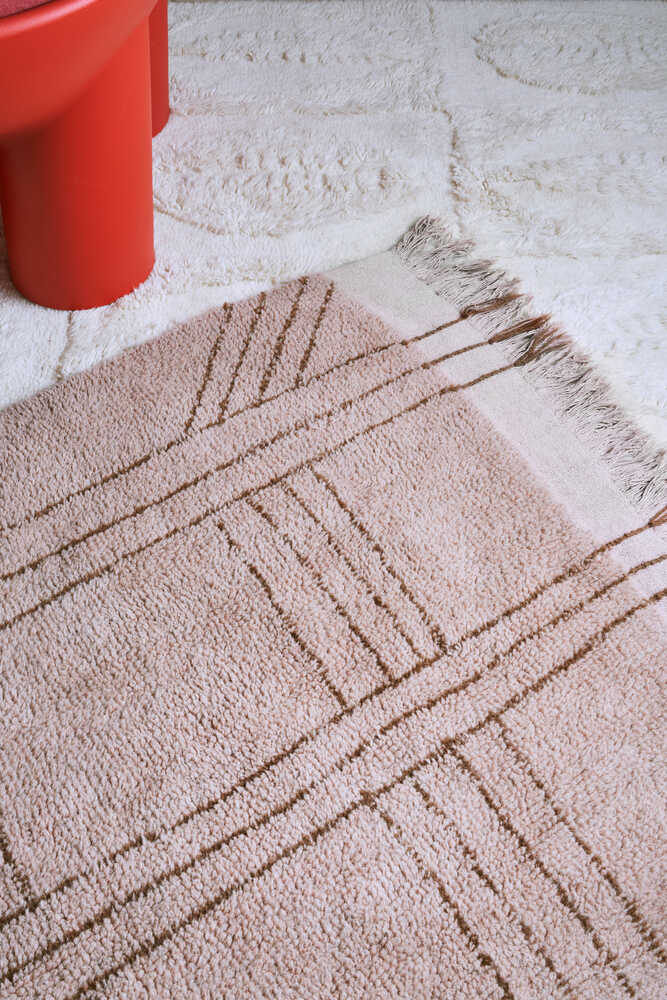 LORENA CANALS - Tapis Woolable SHUKA Dusty Pink 200 x 300 cm