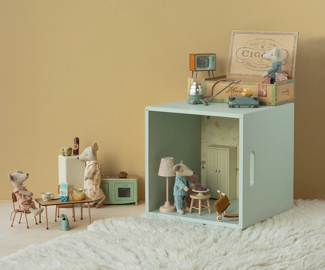 MAILEG-Armoire Pour Souris Maileg - Crème