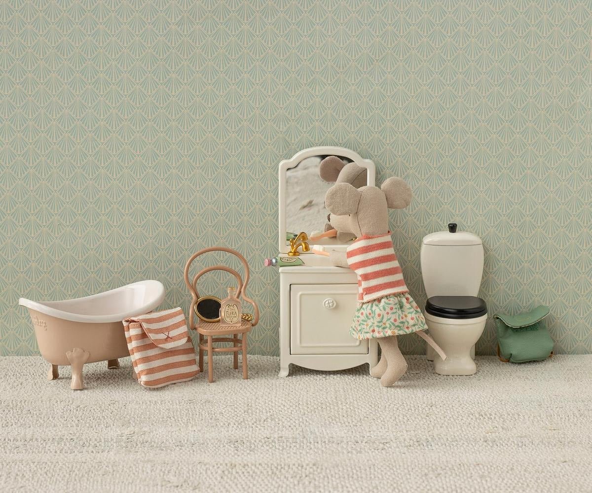 MAILEG - Chaise Vintage Pour Souris Maileg - Rose Foncé