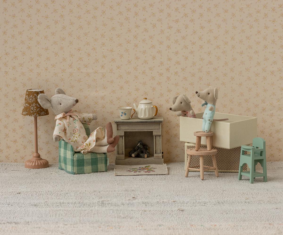 MAILEG - Jumeaux Bébé Souris Dans Une Boîte D'allumettes