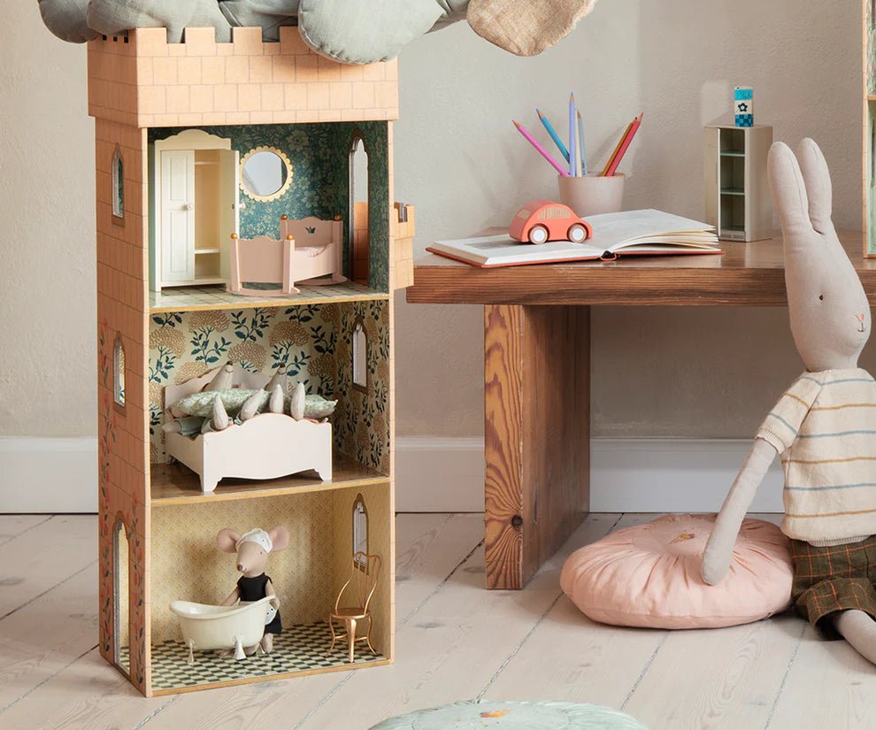 MAILEG - Lit En Bois, Pour Souris Maileg