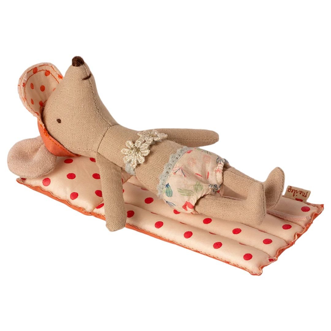 MAILEG - Matelas de Plage, Pour Souris Maileg - Pois Rouges