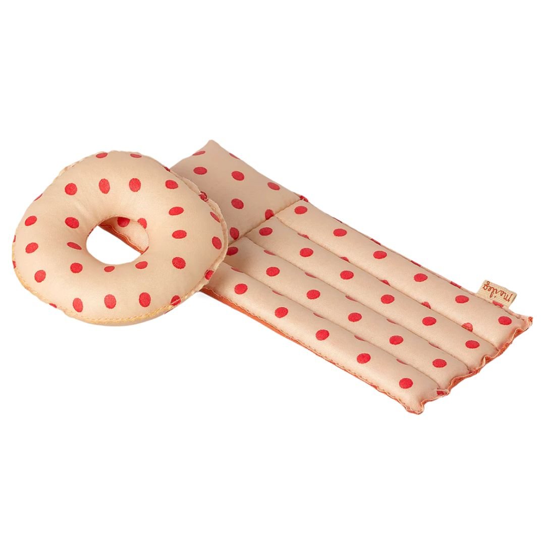 MAILEG - Matelas de Plage, Pour Souris Maileg - Pois Rouges