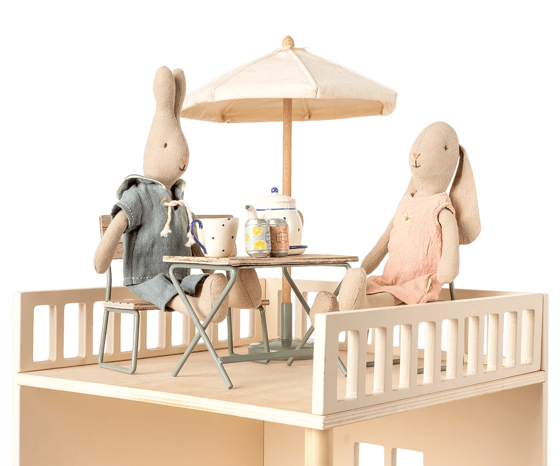 MAILEG-Mobilier De Jardin - Ensemble Table, Chaise Et Banc