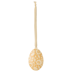 MAILEG - Oeuf De Pâques Décoratif, Fleurs - Jaune