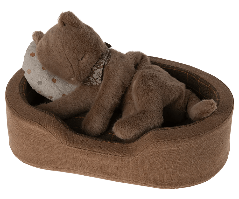 MAILEG - Panier Douillet, Medium - Marron
