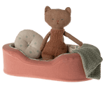 MAILEG - Panier Douillet, Small - Corail