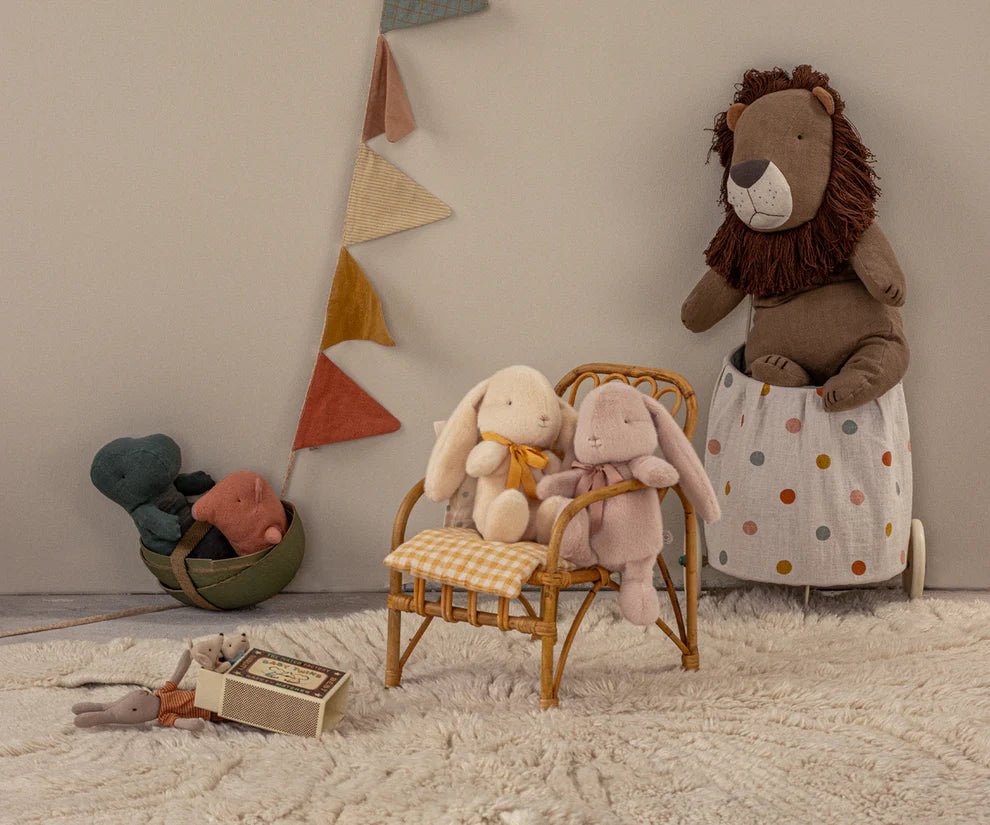 MAILEG - Peluche Lapin, Moyen - Crème