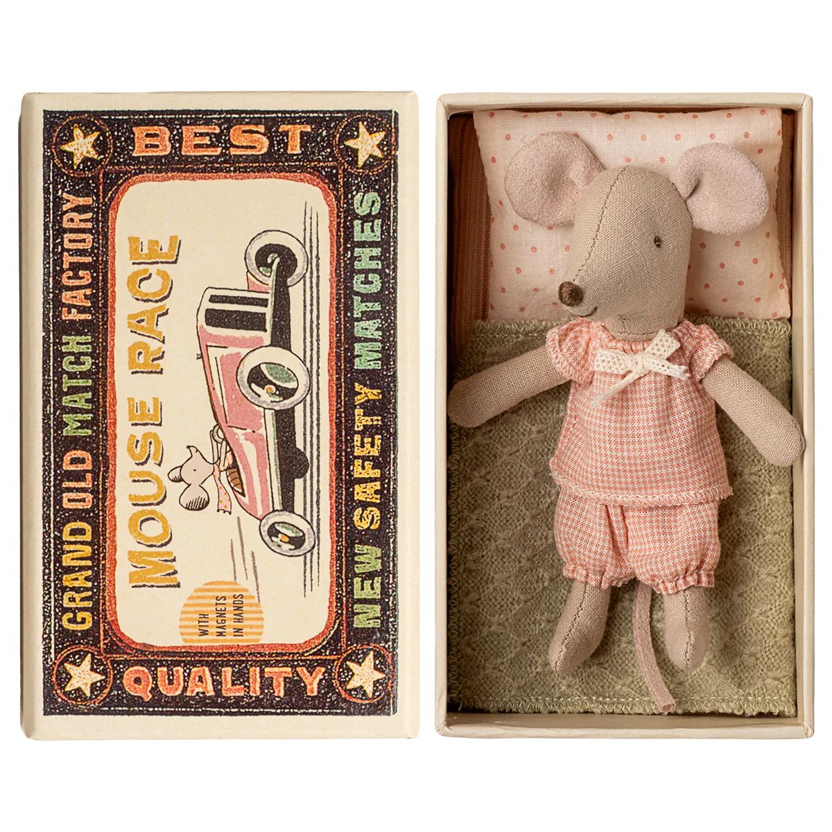 MAILEG - Petite Sœur Souris Dans Sa Boîte D'allumettes