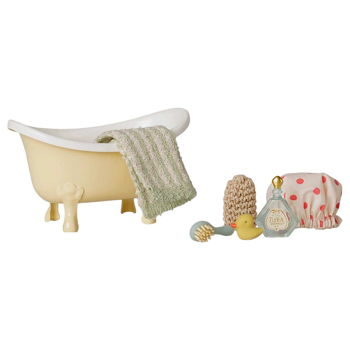 MAILEG-Set De Bain, Pour Souris Maileg - Jaune