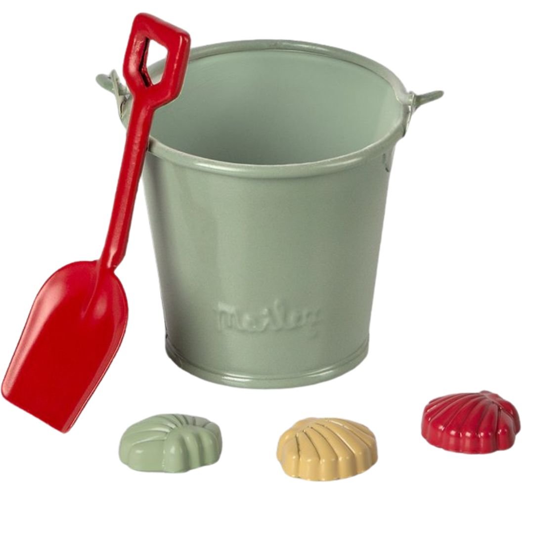 MAILEG - Set de Plage Pelle Seau et Coquillages