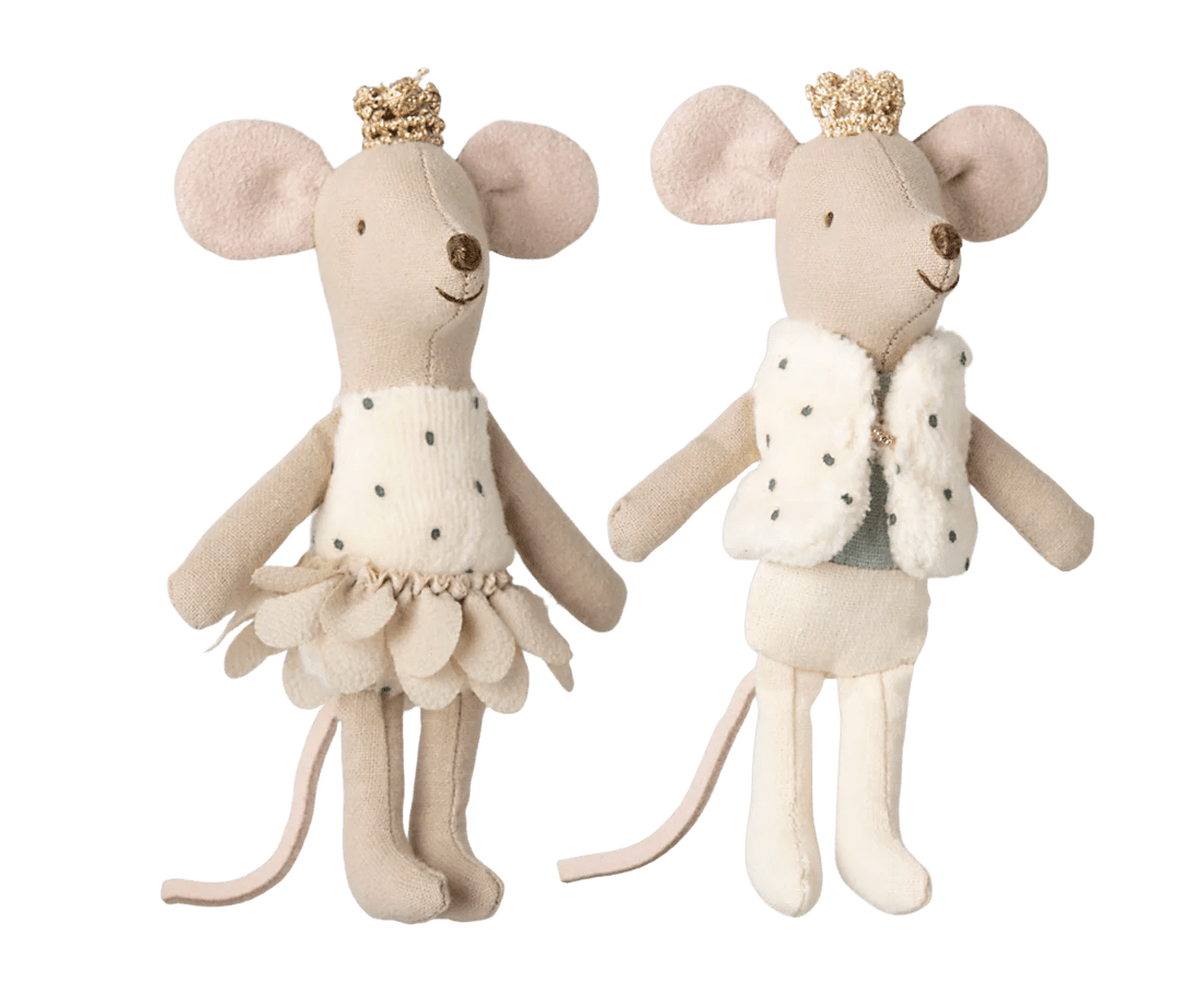 MAILEG - Souris Jumeaux Royaux, Petits Sœur & Frère